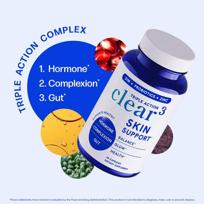 3-In-1 Clear Skin Hormonal Acne Capsules
