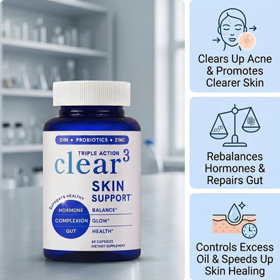 3-In-1 Clear Skin Hormonal Acne Capsules